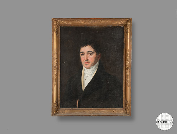 Portrait d'homme à la lavallière