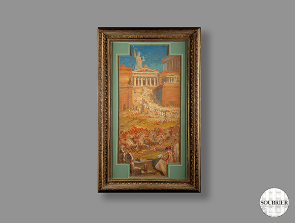 Gouache the Panathenaic