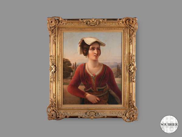 Portrait de jeune fille toscane