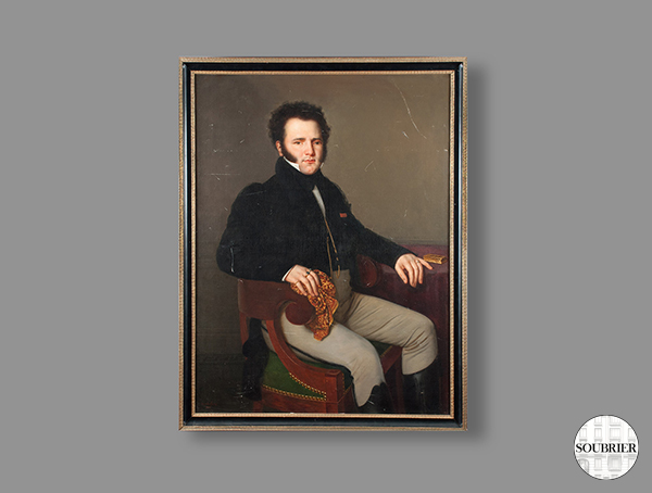 Portrait of a man sitting