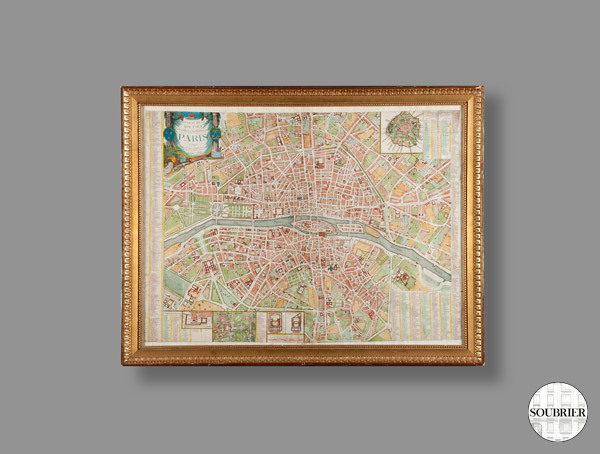 Map of Paris