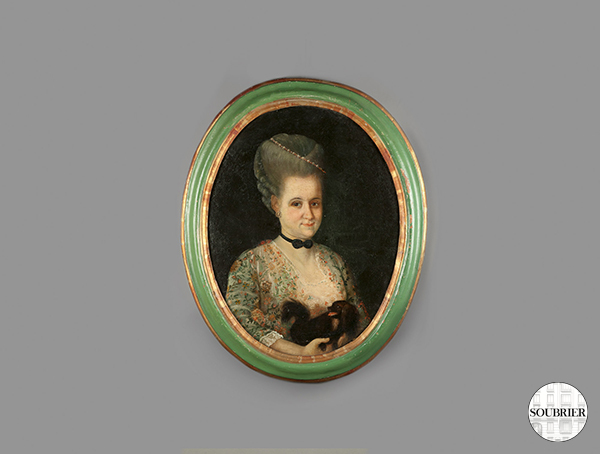 Portrait d'une femme XVIIIe