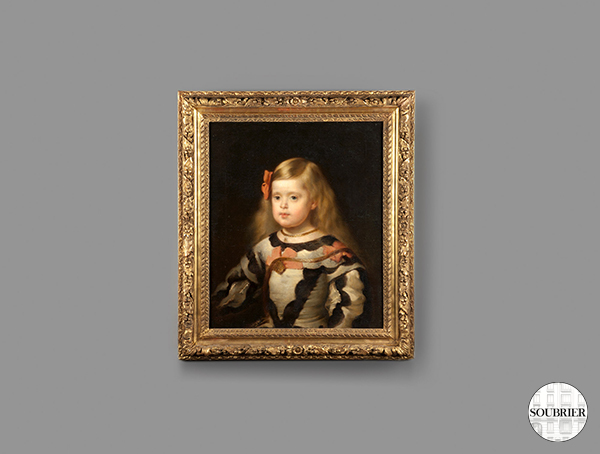 Oil on canvas Infanta Margarita