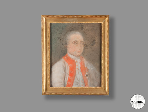 Pastel of a man