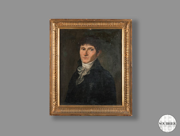 Portrait of a man in black jacket