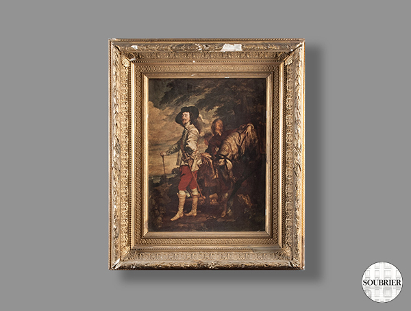 Huile d'après Van Dyck