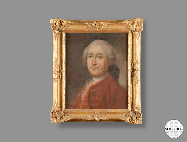 Pastel of a man