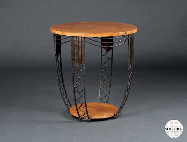 Art Deco pedestal table by Jallot