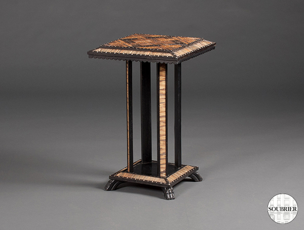 Small square pedestal nineteenth century