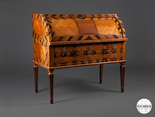 Bureau cylindre Louis XVI