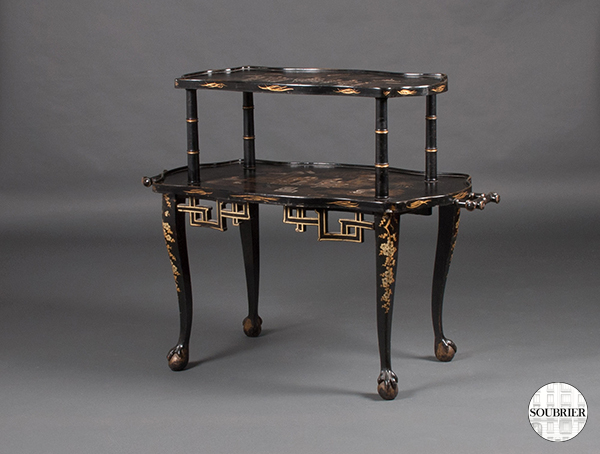 Lacquered Side Table