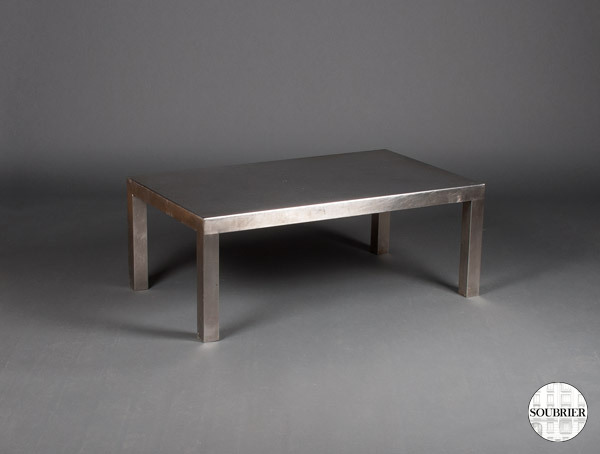 Steel coffee table