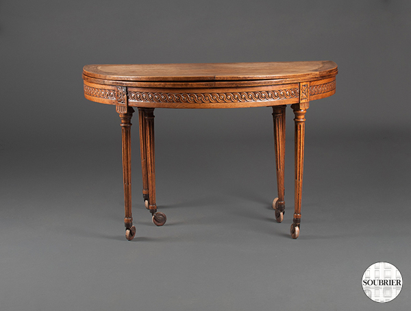 Table à jeux Louis XVI