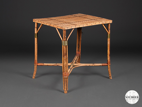 Small rattan table