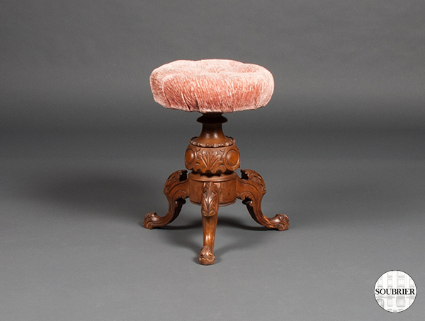 Piano stool Napoleon III