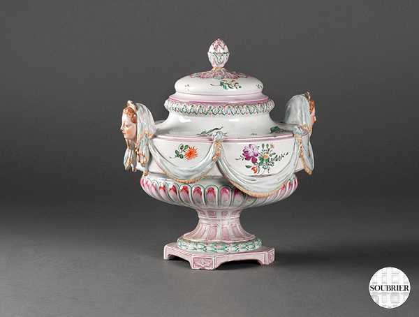 Luneville faience tureen