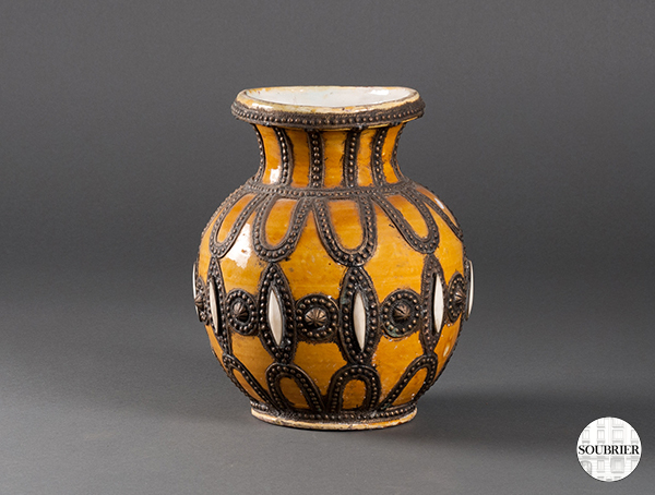 Vase marocain en grès